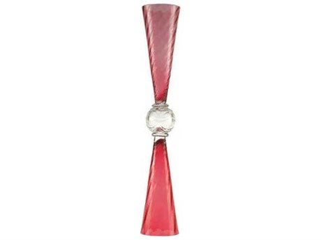 Driade Borek Sipek Clear / Red Vase