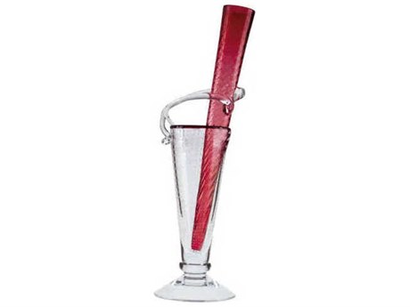 Driade Borek Sipek Red / Clear Vase
