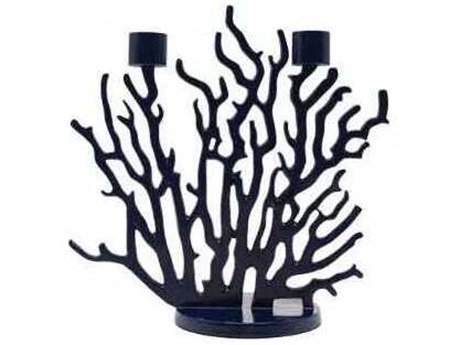 Driade Tenochtitlan Dark Blue Candle Holder