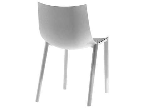 Driade Bo Polypropylene Stackable Chair in Grey