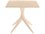 Driade Outdoor App Polypropylene 31.4'' Wide Square Dining Table in White  DRID00622V002