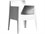 Driade Outdoor Toy Polypropylene Monobloc Stackable Dining Arm Chair in Black  DRID29864A091