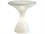 Driade Outdoor Kissino Polyethylene 17.7'' Wide Round Small Table No Light in White  DRID43190H002
