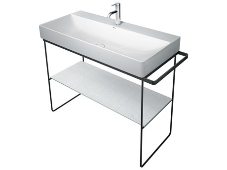 Duravit Durasquare 42'' Freestanding Black Console