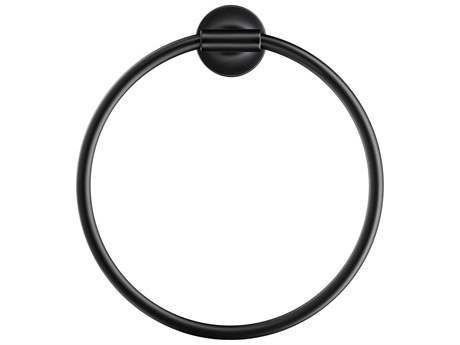 Duravit Starck T 8'' Black Towel Ring