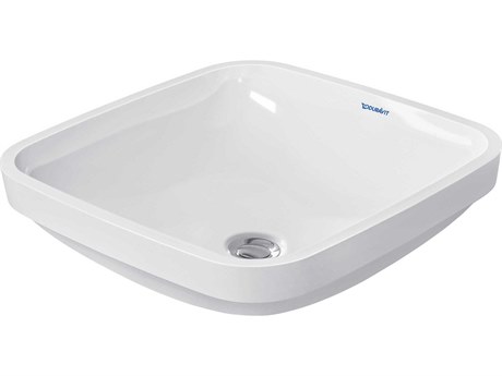Duravit Durastyle 16'' Ceramic White High Gloss Undermount Sink with No Faucet holes