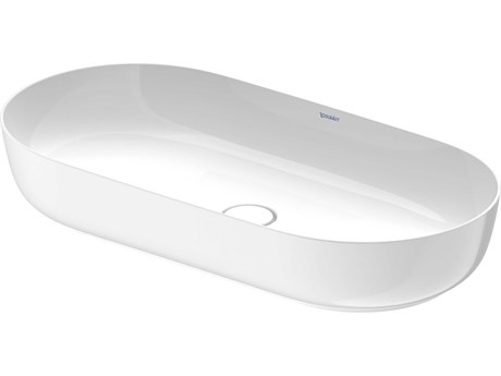 Duravit Luv 32'' White High Glos Washbowl Sink with No Faucet Holes