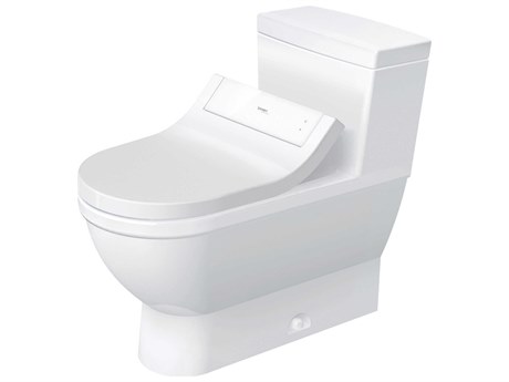 Duravit Starck 3 16'' Ceramic White High Gloss One-Piece Toilet