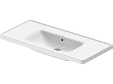 Duravit D-neo 40'' Ceramic White High Gloss Sink with No Faucet hole
