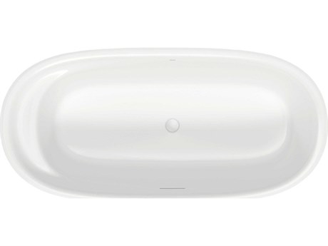 Duravit Cape Cod 73'' Freestanding White Matt Bathtub