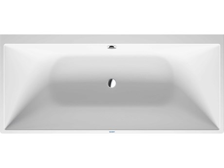 Duravit Durasquare 71'' White Matt Back-to-Wall Bathtub