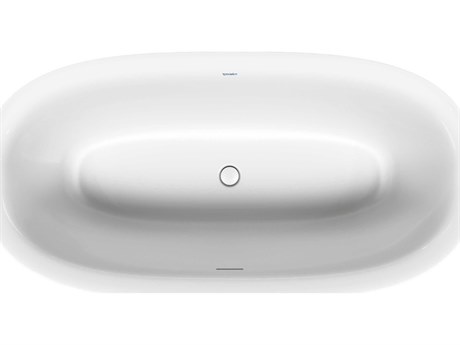 Duravit White Tulip 63'' Acrylic White Freestanding Bathtub