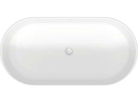 Duravit Soleil By Starck 63'' Polymer Cast-Duracast White Matt Freestanding Bathtub