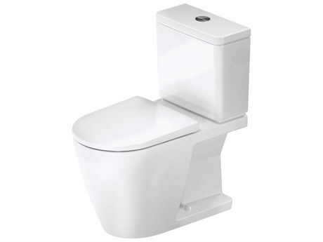 Duravit D-Neo 16'' White Dual Flush Two-Piece Toilet ? 1.32/0.92 GPF, Top Push Button
