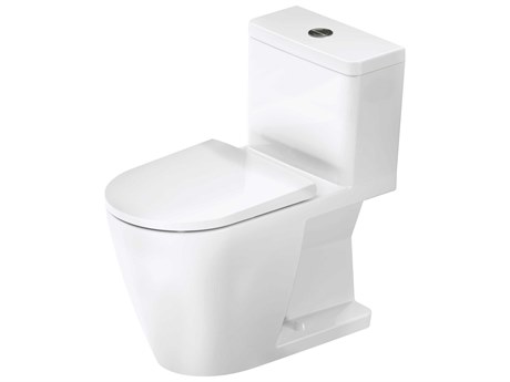 Duravit D-Neo 16'' White Dual Flush Two-Piece Toilet ? 1.32/0.92 GPF, Top Push Button