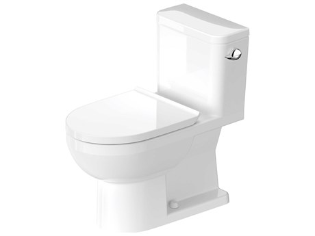 Duravit Duravit No.1 15'' Ceramic White Single Flush One-Piece Toilet - Right Side Lever