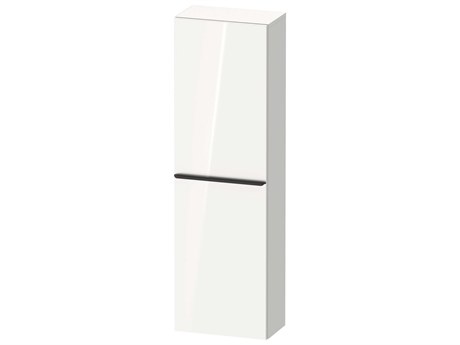 Duravit D-neo 16'' White High Gloss Semi Tall Cabinet - Right-Hinged Door