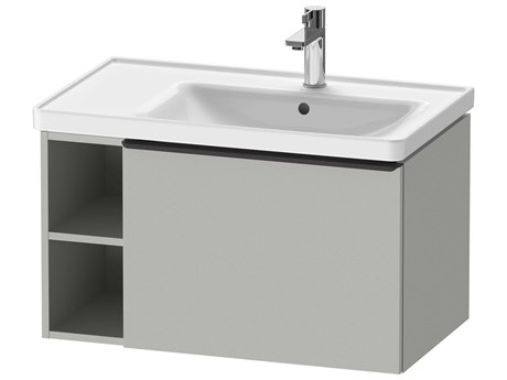 Duravit D-neo 31_ Concrete Gray Matt Wall-Mount Vanity Cabinet