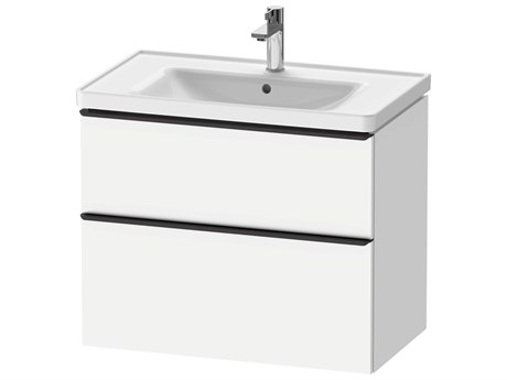 Duravit D-neo 31'' White Matt 2-Drawers Wall Mount Vanity