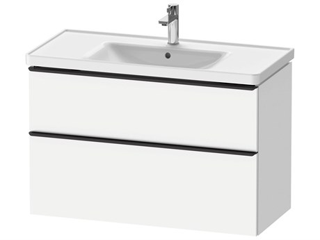 Duravit D-neo 39'' White Matt 2-Drawers Wall Mount Vanity