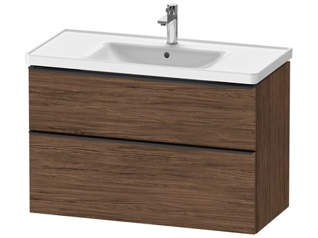 Duravit D-neo 39'' Walnut (dark) Matt 2-Drawers Wall Mount Vanity