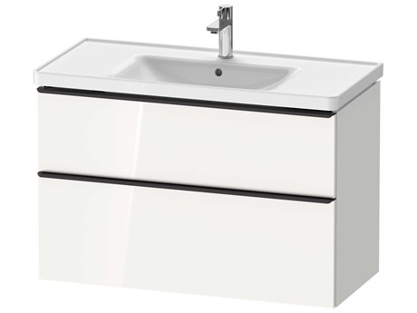 Duravit D-neo 39'' White High Gloss 2-Drawers Wall Mount Vanity