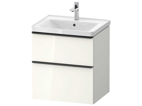Duravit D-neo 23'' White High Gloss 2-Drawers Wall Mount Vanity