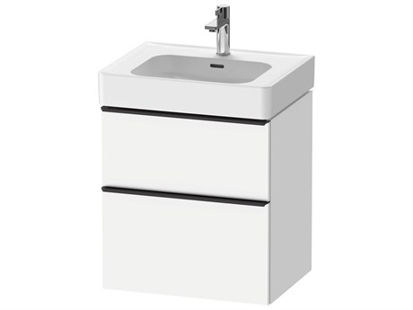 Duravit D-neo 23'' White Matt Wall Mount Vanity - 1 Drawer/1 pull out compartment