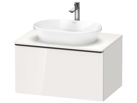 Duravit D-neo 32'' White High Gloss Wall Mount Vanity - 1 Drawer/1 pull out compartment