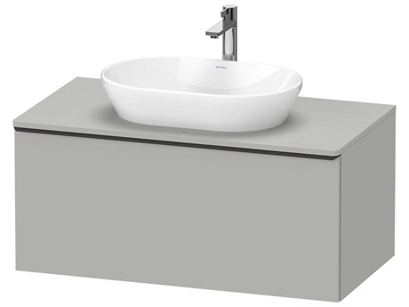 Duravit D-neo 40'' Concrete Gray Matt Wall Mount Vanity - 1 Drawer/1 pull out compartment