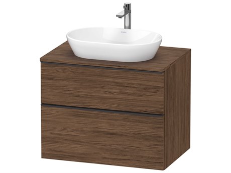 Duravit D-neo 32'' Walnut (dark) Matt Wall Mount Vanity - 1 Drawer/1 pull out compartment
