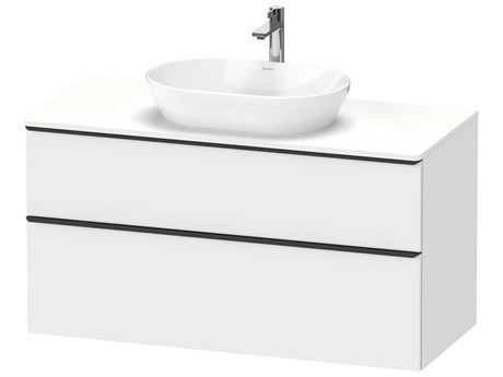 Duravit D-neo 47'' White Matt Wall Mount Vanity - 1 Drawer/1 pull out compartment