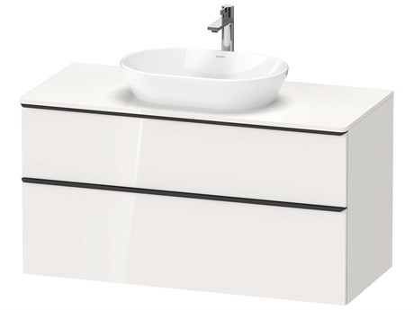 Duravit D-neo 47'' White High Gloss Wall Mount Vanity - 1 Drawer/1 pull out compartment