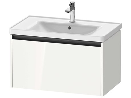 Duravit Ketho.2 item 31" White High Gloss Wall-Mounted Vanity Unit