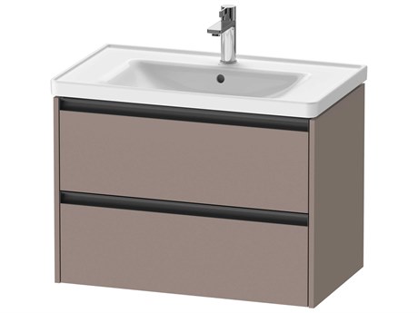Duravit Ketho.2 item 31" Two Frawer Bassalt Matt Wall-Mounted Vanity Unit