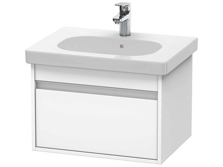 Duravit Ketho 24'' One Drawer White Matt Wall-Mounted Vanity Unit