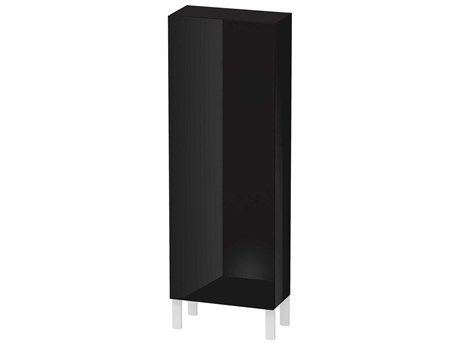 Duravit L-cube 20'' Black High Gloss Wall-Mounted Cabinet - Right-Hand Hinge