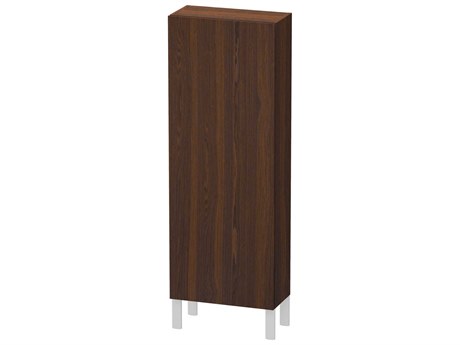 Duravit L-cube 20'' Walnut (Brushed) Matt Wall-Mounted Cabinet - Right-Hand Hinge