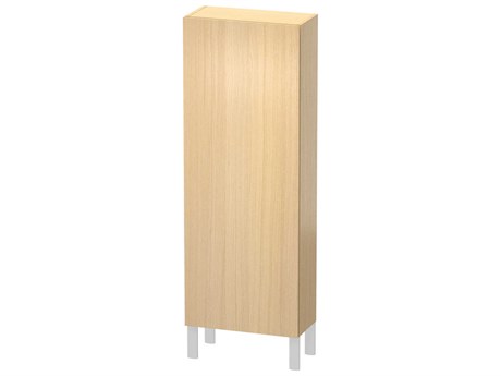 Duravit L-cube 20'' Mediterranean Oak Matt Wall-Mounted Cabinet - Right-Hand Hinge