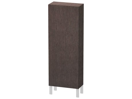 Duravit L-cube 20'' Dark Brushed Oak Matt Wall-Mounted Cabinet - Right-Hand Hinge