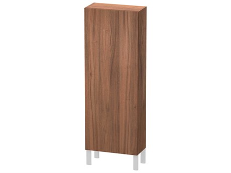 Duravit L-cube 20'' Walnut Matt Wall-Mounted Cabinet - Right-Hand Hinge