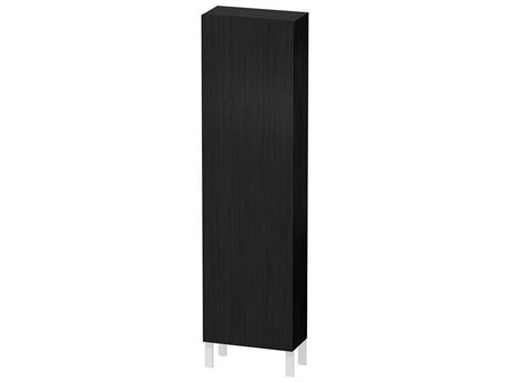 Duravit L-cube 20'' Black Oak Matt Wall-Mounted Cabinet - Right-Hand Hinge