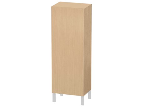 Duravit L-cube 20'' Natural Oak Matt Wall-Mounted Cabinet - Left-Hand Hinge