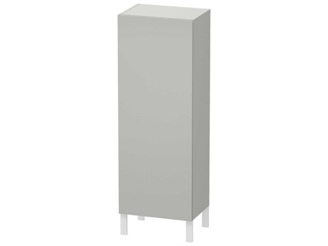 Duravit L-cube 20'' Concrete Gray Matt Wall-Mounted Cabinet - Right-Hand Hinge