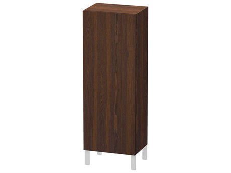 Duravit L-cube 20'' Walnut (Brushed) Matt Wall-Mounted Cabinet - Right-Hand Hinge