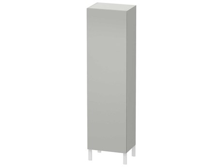 Duravit L-cube 20'' Concrete Gray Matt Wall-Mounted Cabinet - Right-Hand Hinge