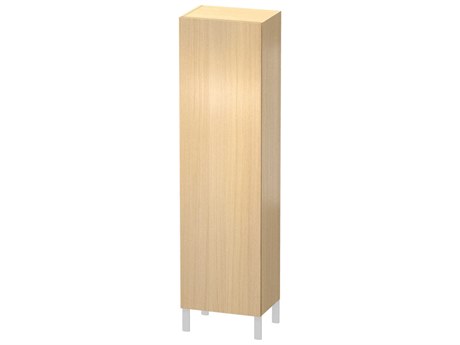 Duravit L-cube 20'' Mediterranean Oak Matt Wall-Mounted Cabinet - Right-Hand Hinge