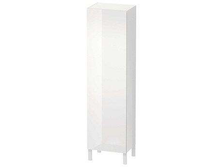 Duravit L-cube 20'' White High Gloss (Lacquer) Wall-Mounted Cabinet - Right-Hand Hinge
