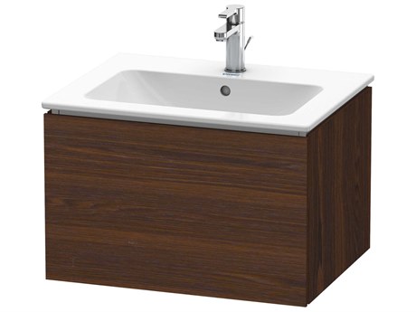 Duravit L-cube 24'' Walnut (Brushed) Matt Wall-Mounted Vanity Unit