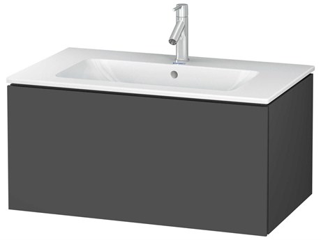 Duravit L-cube 32'' Graphite Matt Wall-Mounted Vanity Unit